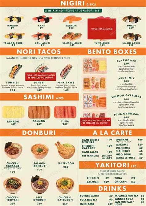 sushi nori solenad|Sushi Nori Menu Prices .